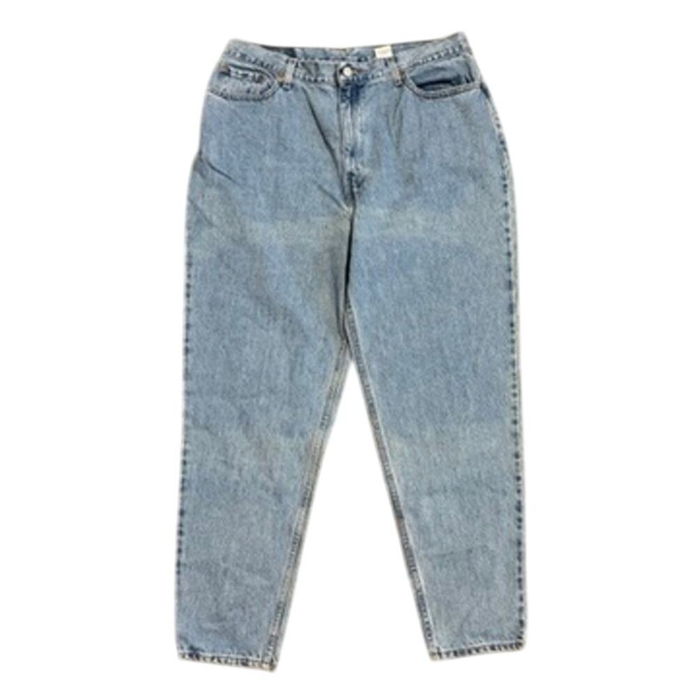 VTG Levi 550 Relaxed Fit Tapered Leg Light Wash Jeans Size 18 S 90s Y2K Retro